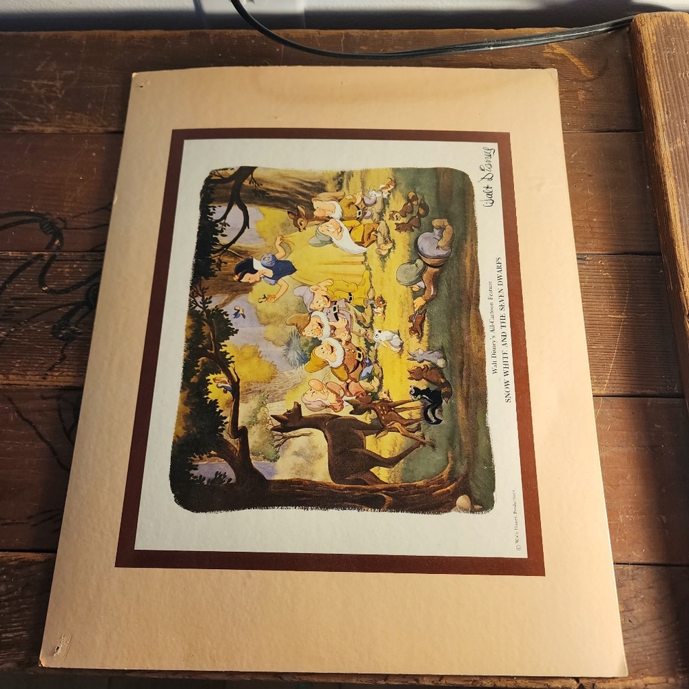 Disney Snow White and the Seven Dwarfs Art Print - Picture 7 of 15